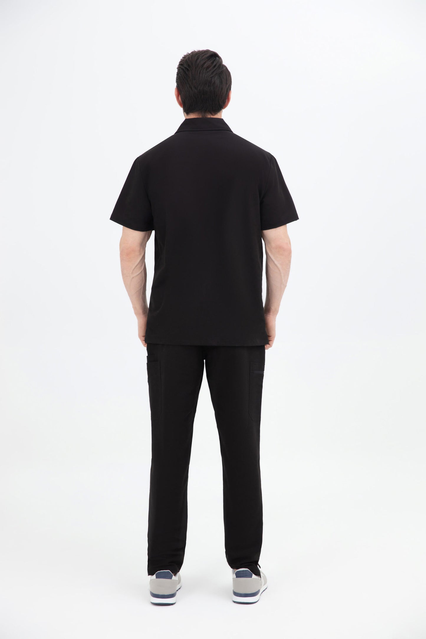 Kiro Zip Neck Polo Scrub Mens