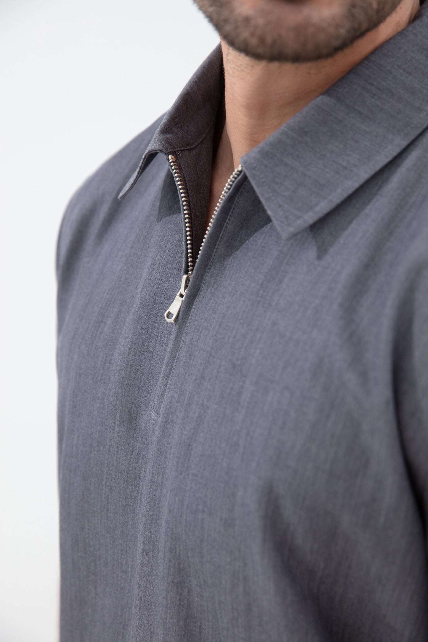 Kiro Zip Neck Polo Scrub Mens