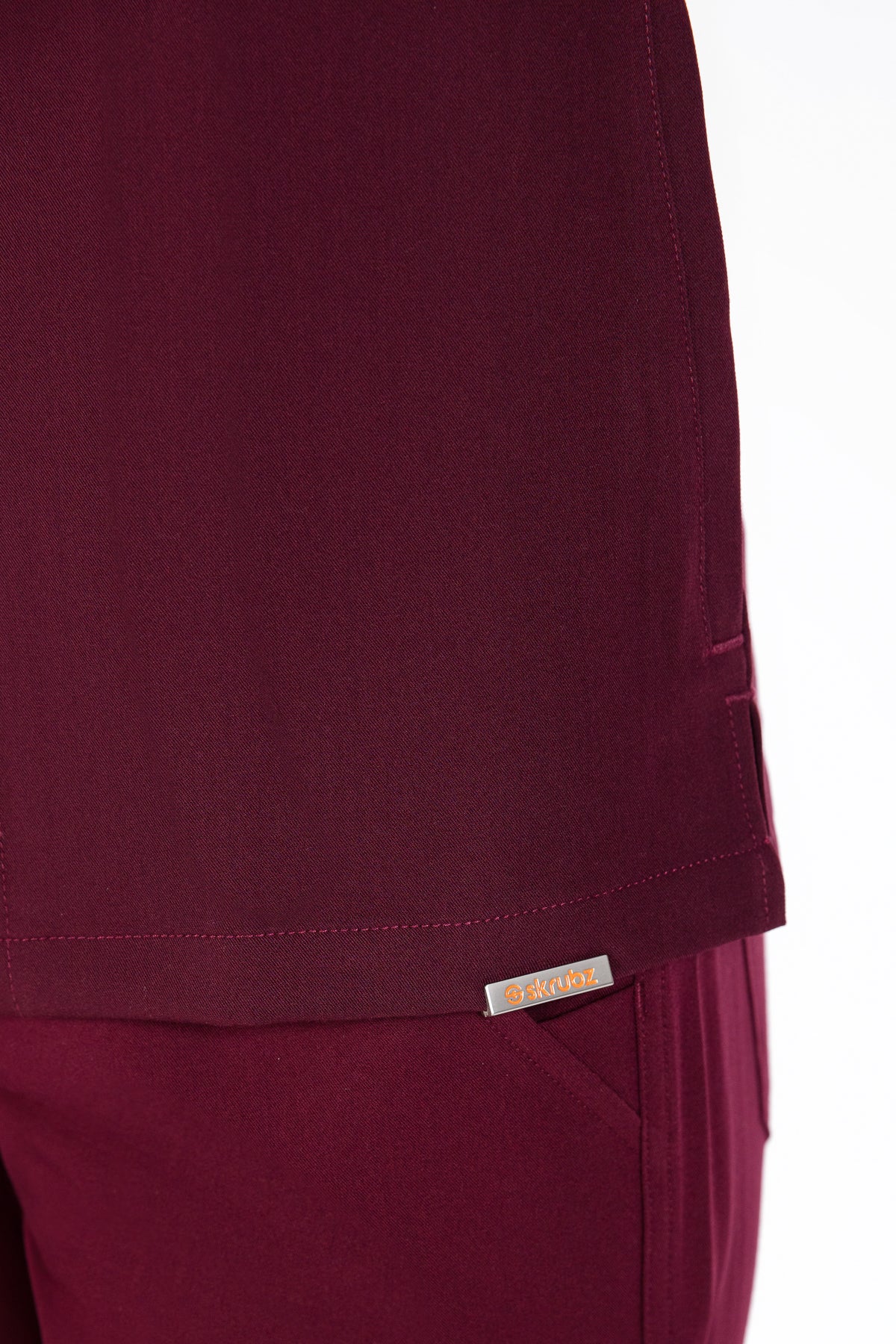 Tasca Women's V Neck Four pockets Scrub With Invisible Side Pockets