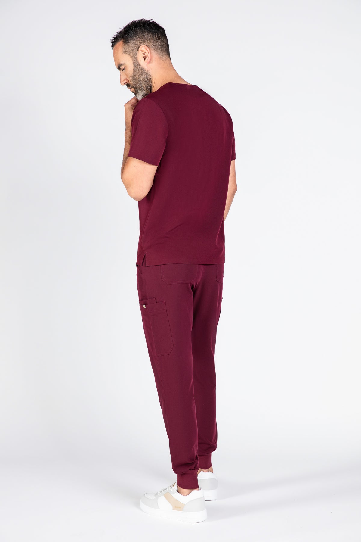 Kaizen V Neck One Pocket Scrub Top Mens