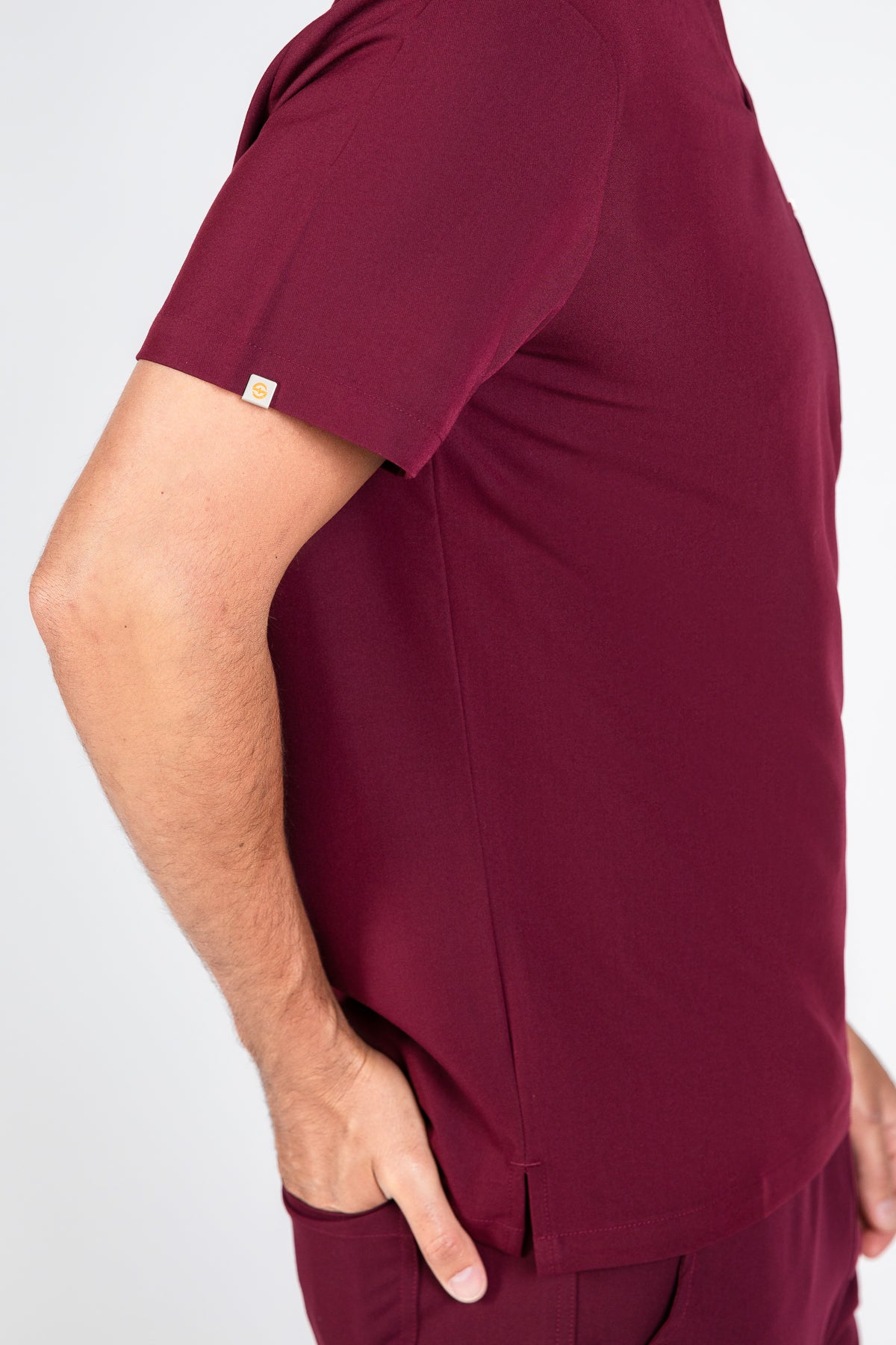 Kaizen V Neck One Pocket Scrub Top Mens