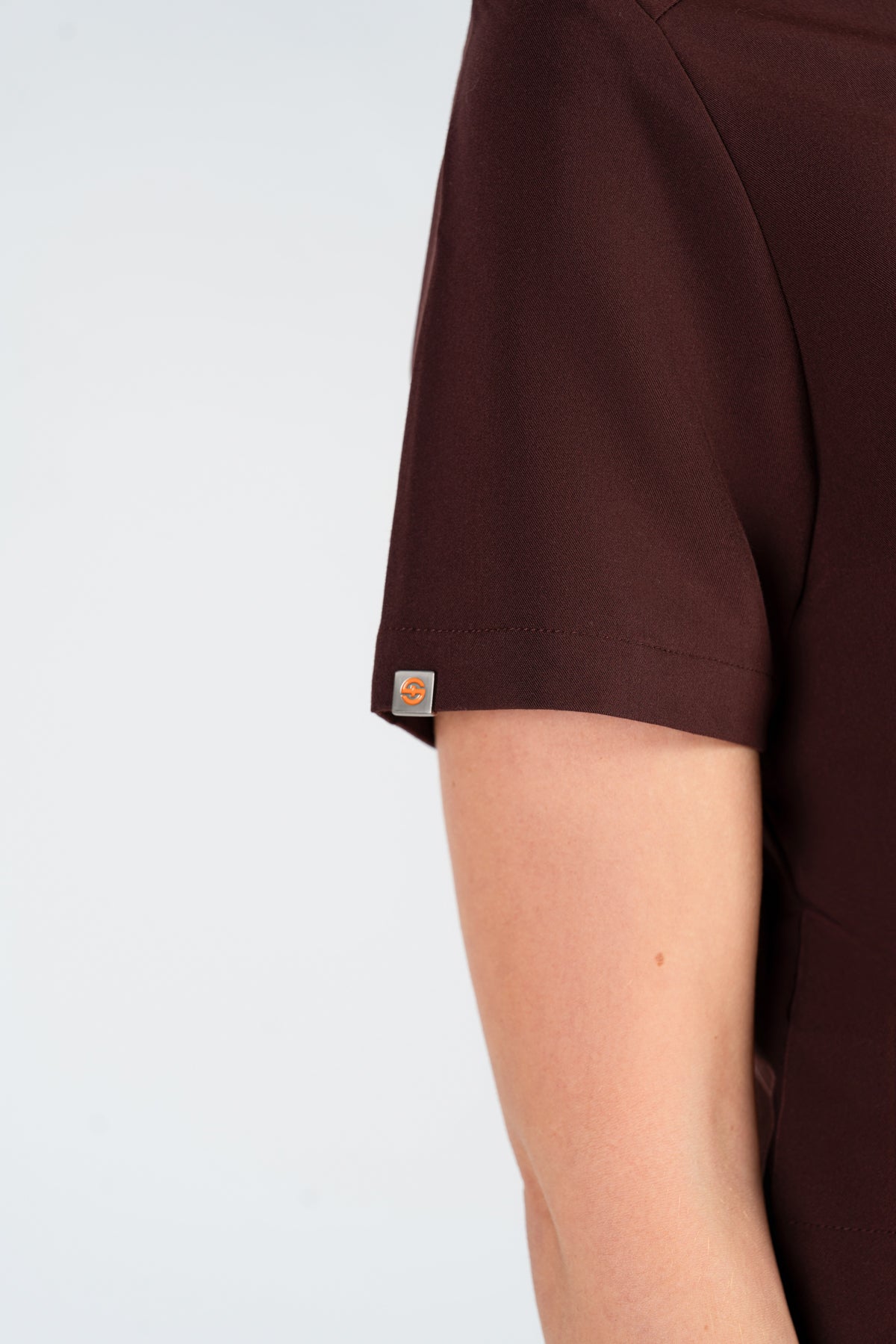 Tasca Women's V Neck Four pockets Scrub With Invisible Side Pockets