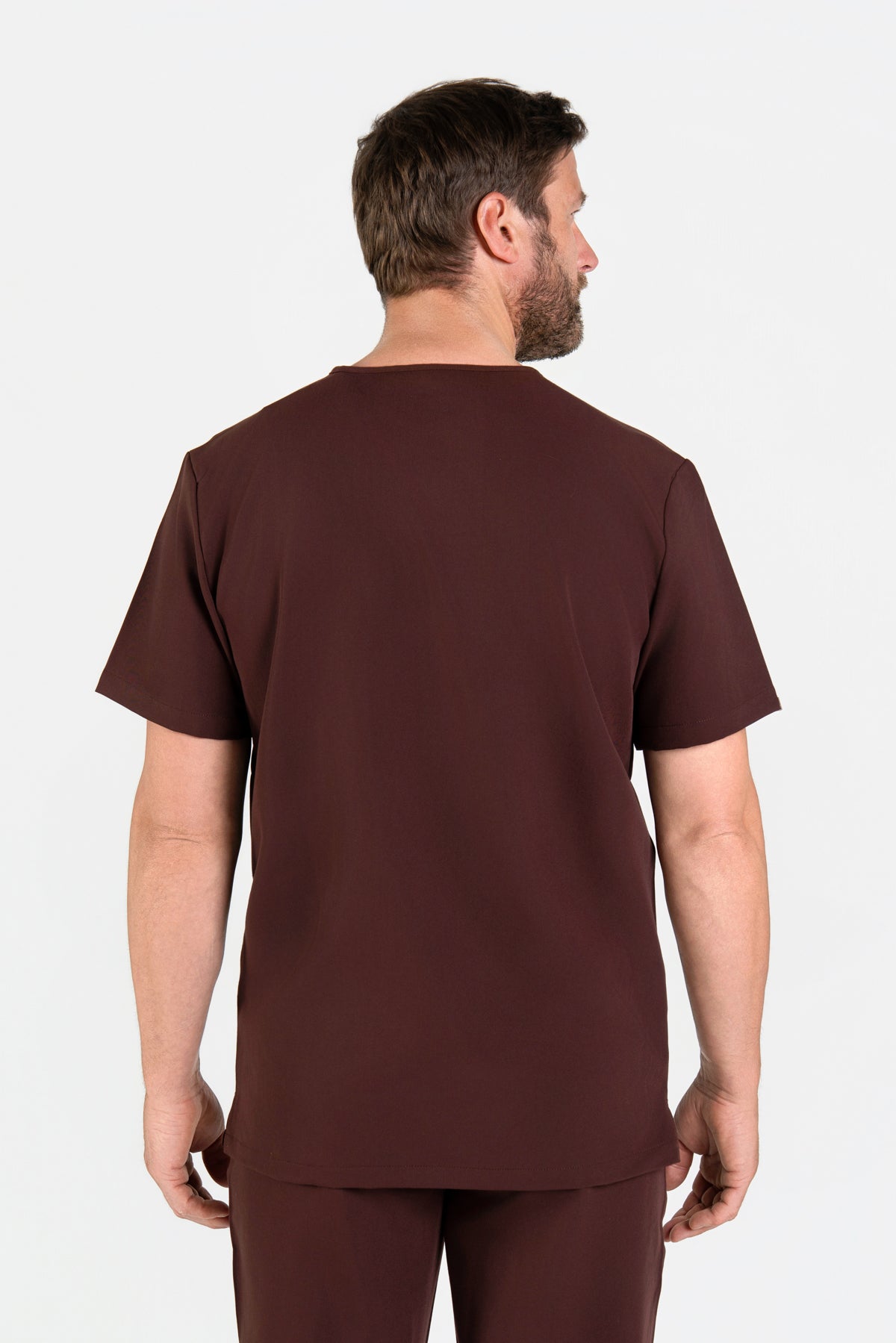 Kaizen V Neck One Pocket Scrub Top Mens