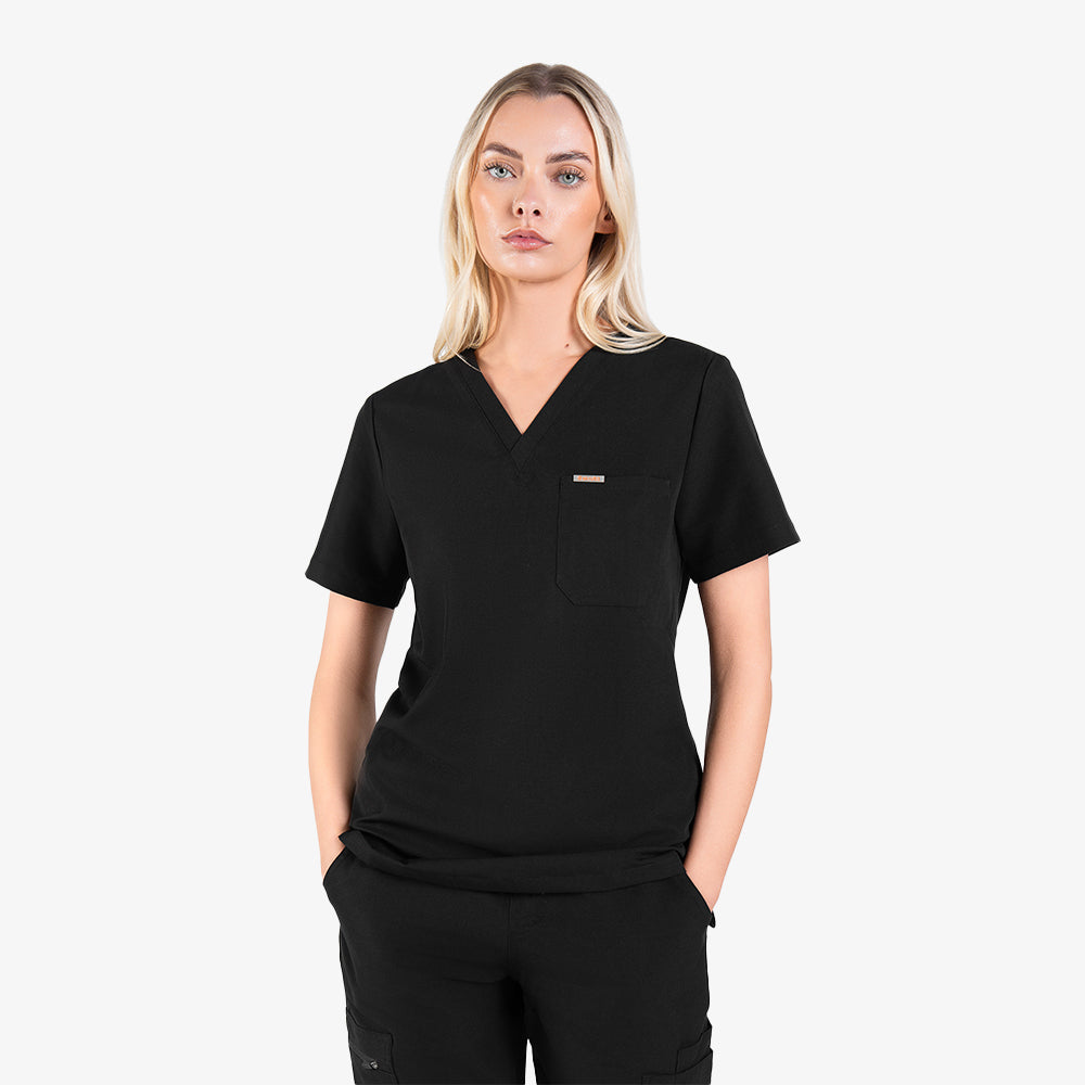 V Neck Scrub Top - Women