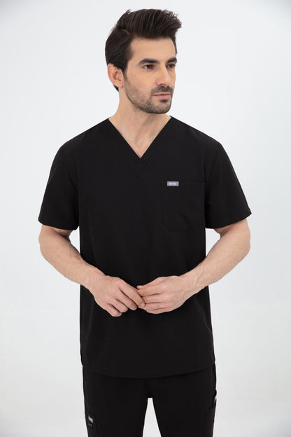 Aka V Neck One Pocket Scrub Mens