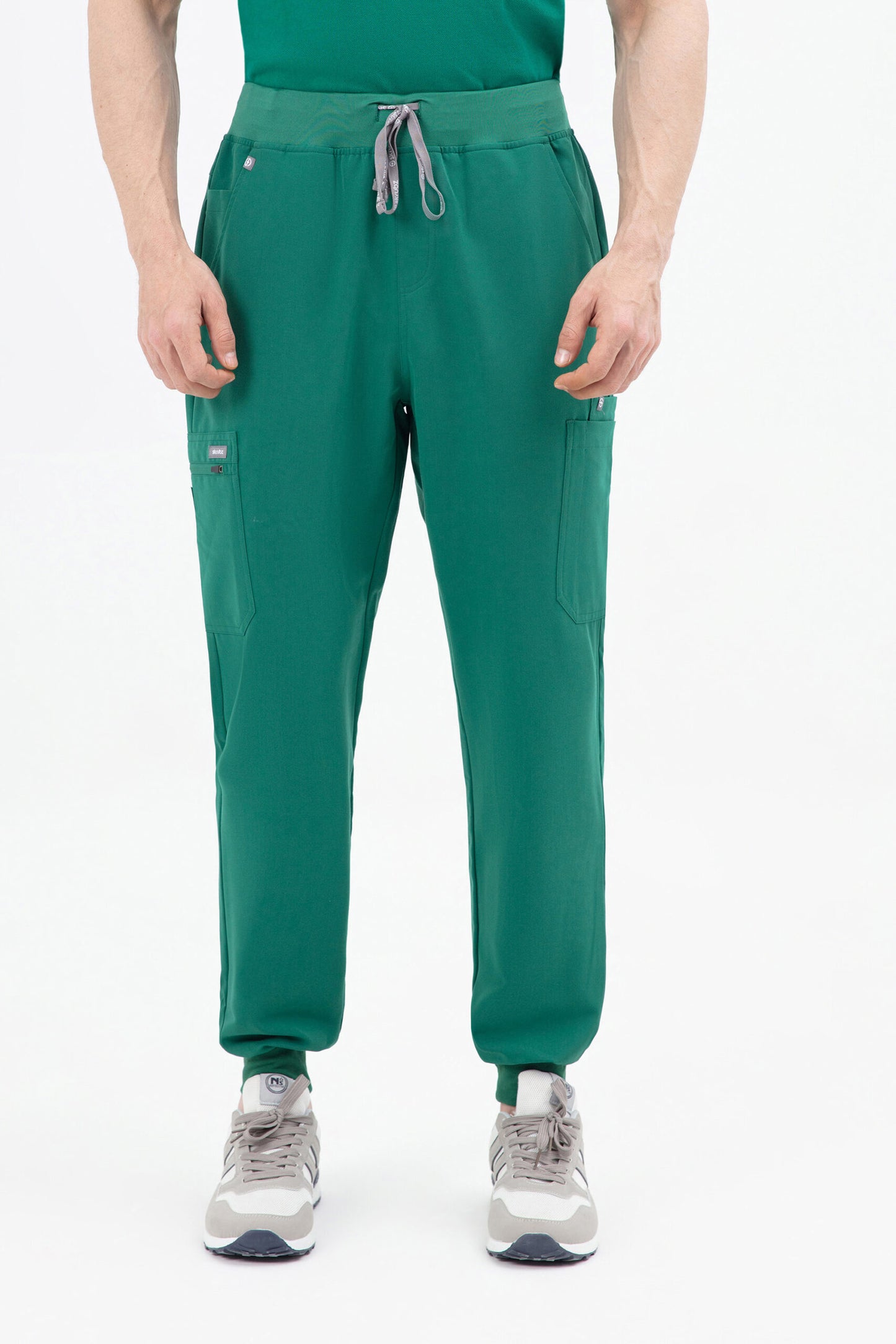Shiro Yoga Waist hunter green 10 pocket Jogger Scrub Pants Mens
