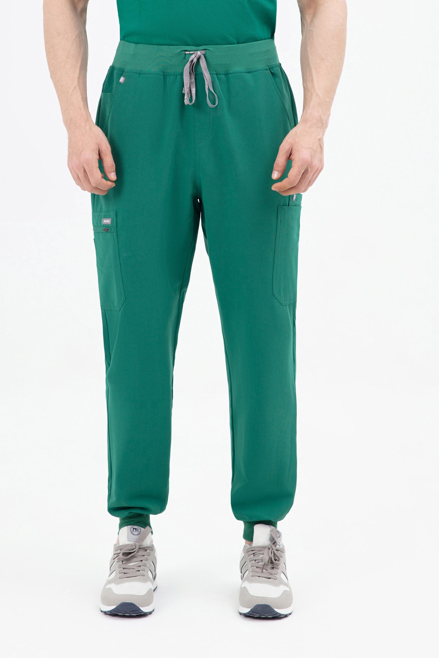 Shiro Yoga Waist hunter green 10 pocket Jogger Scrub Pants Mens