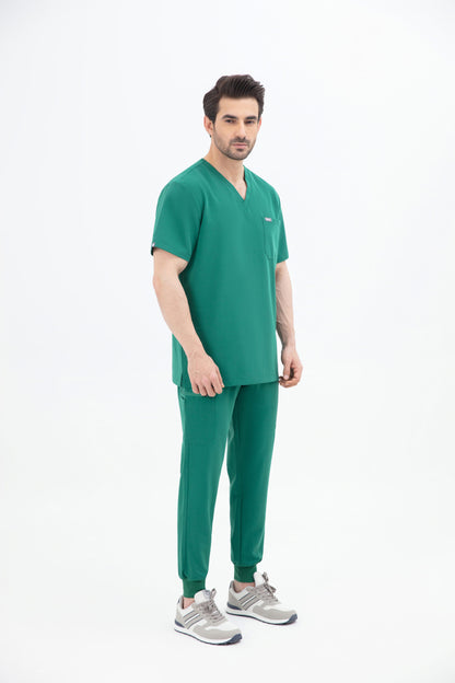 Aka V Neck One Pocket Scrub Mens