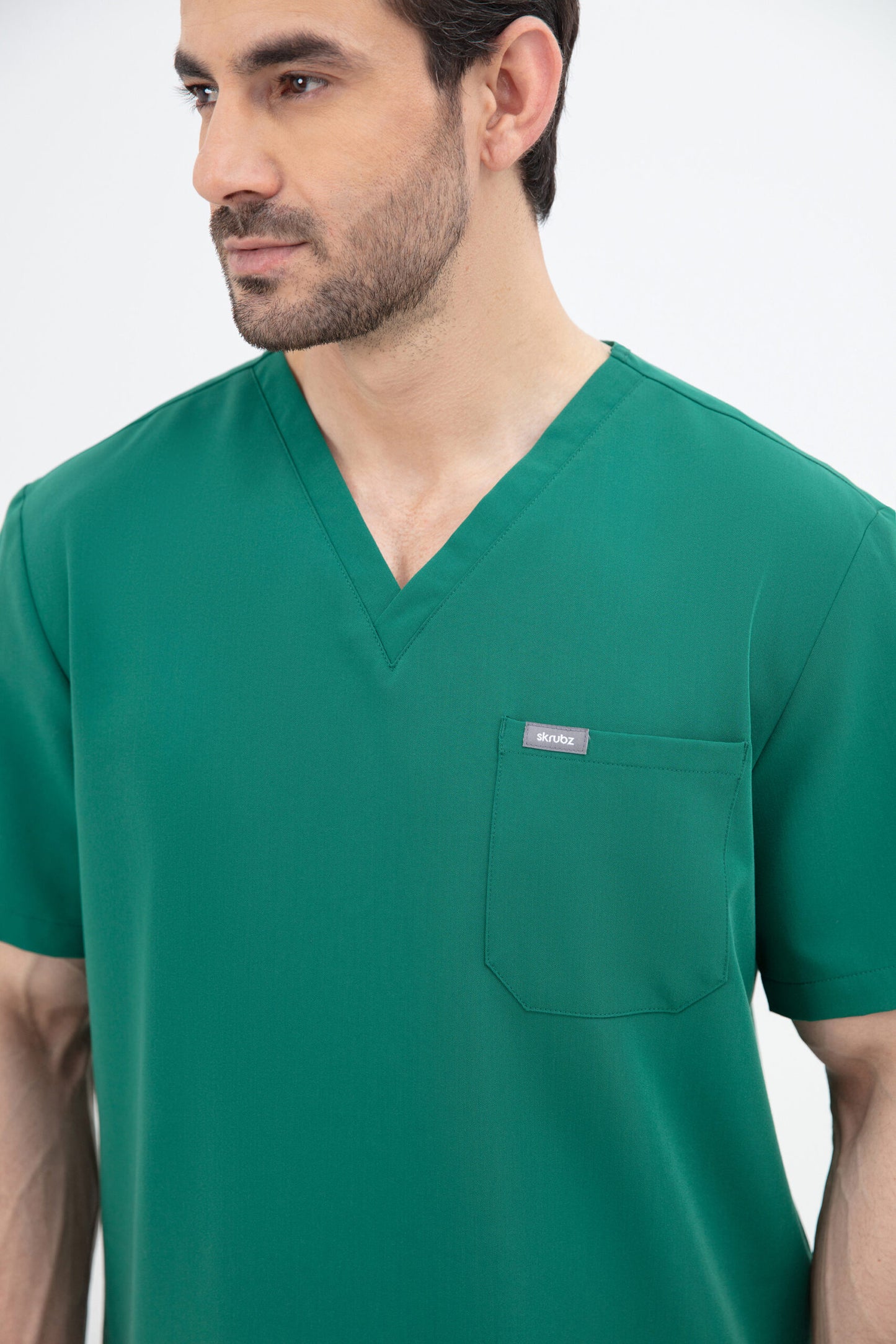 Aka V Neck One Pocket Scrub Mens
