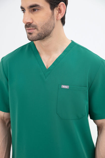 Aka V Neck One Pocket Scrub Mens