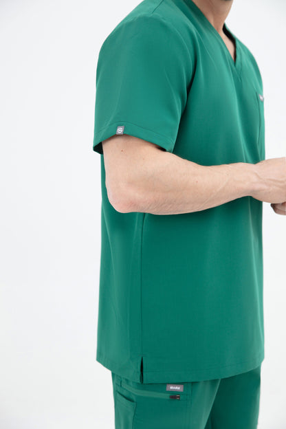 Aka V Neck One Pocket Scrub Mens
