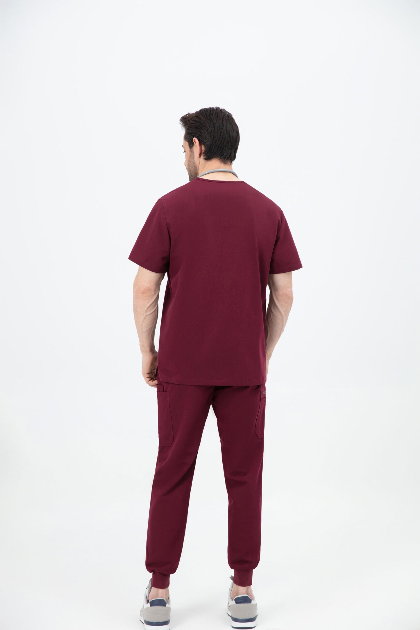 Aka V Neck One Pocket Scrub Mens