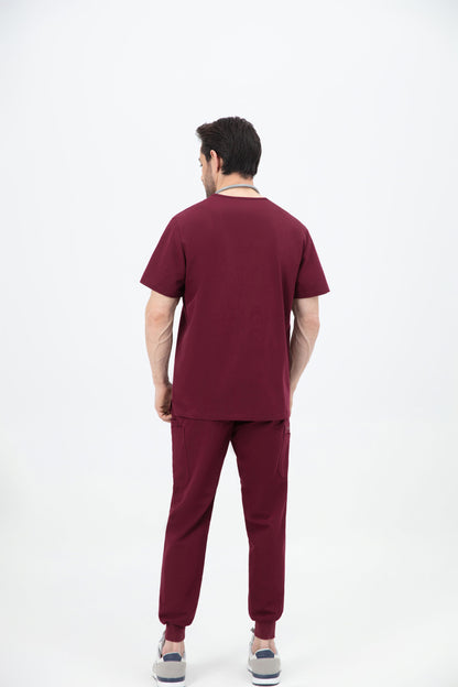 Aka V Neck One Pocket Scrub Mens