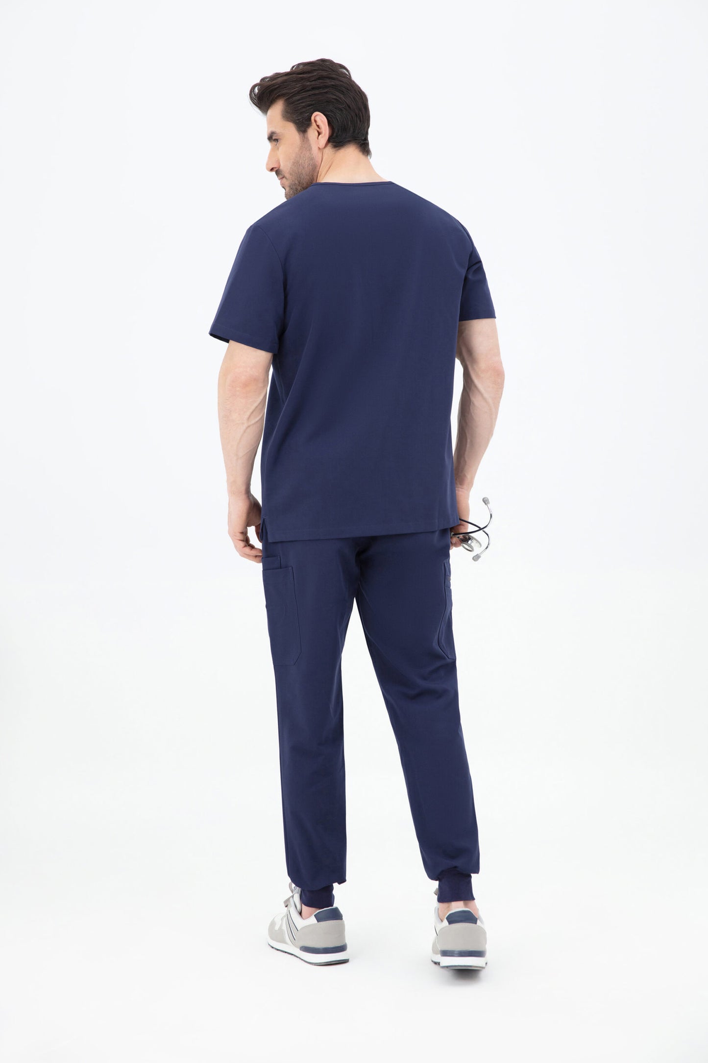 Aka V Neck One Pocket Scrub Mens