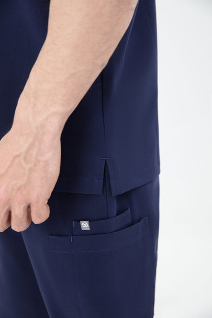 Aka V Neck One Pocket Scrub Mens