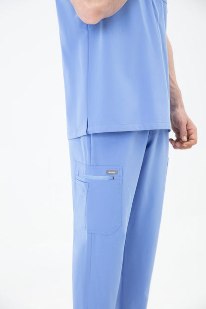 Aka V Neck One Pocket Scrub Mens