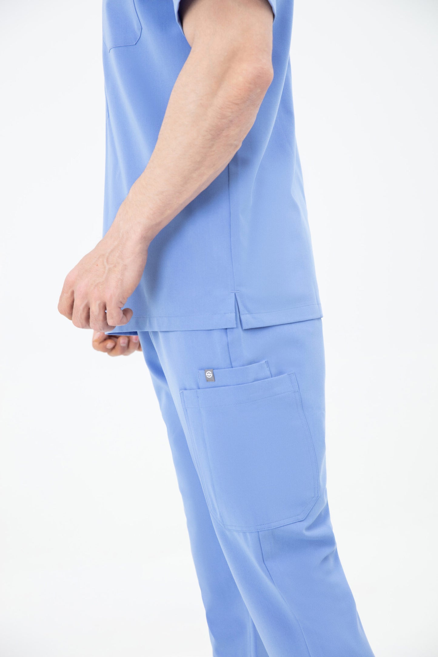 Aka V Neck One Pocket Scrub Mens