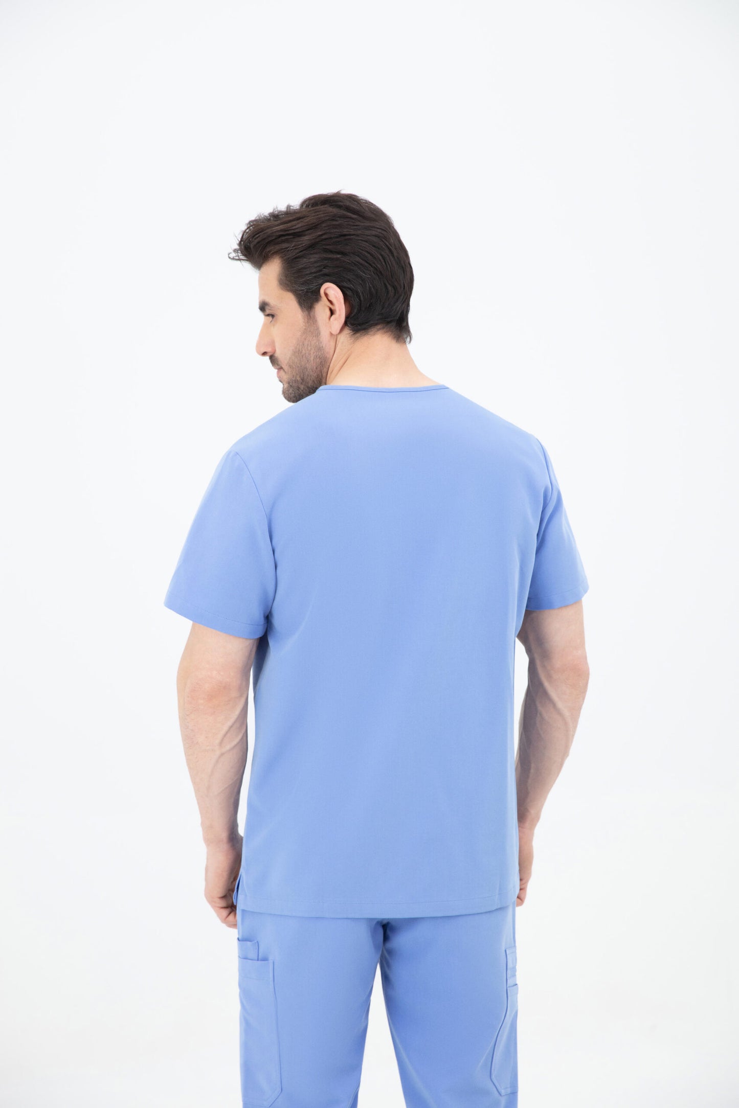 Aka V Neck One Pocket Scrub Mens