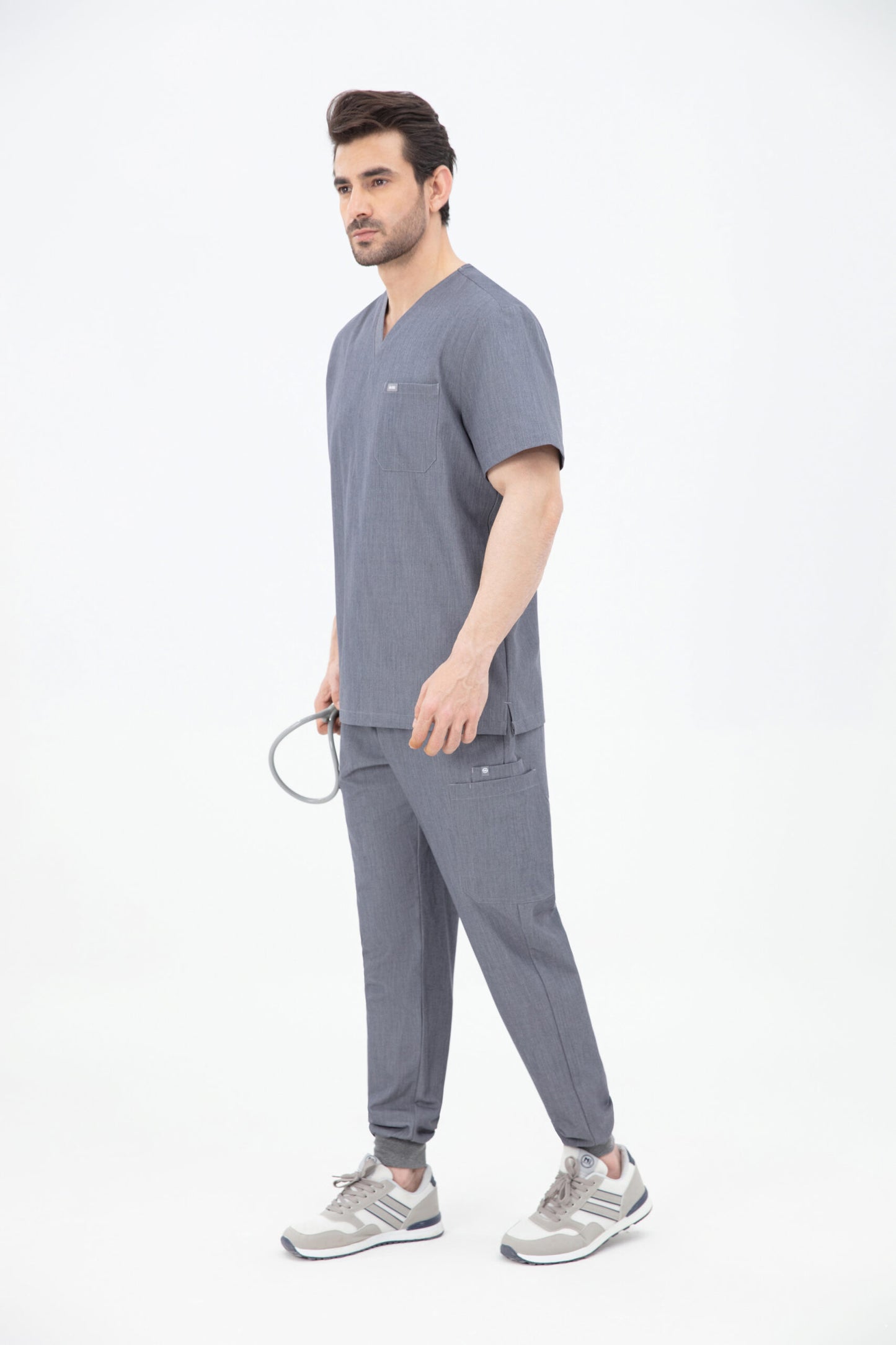 Aka V Neck One Pocket Scrub Mens