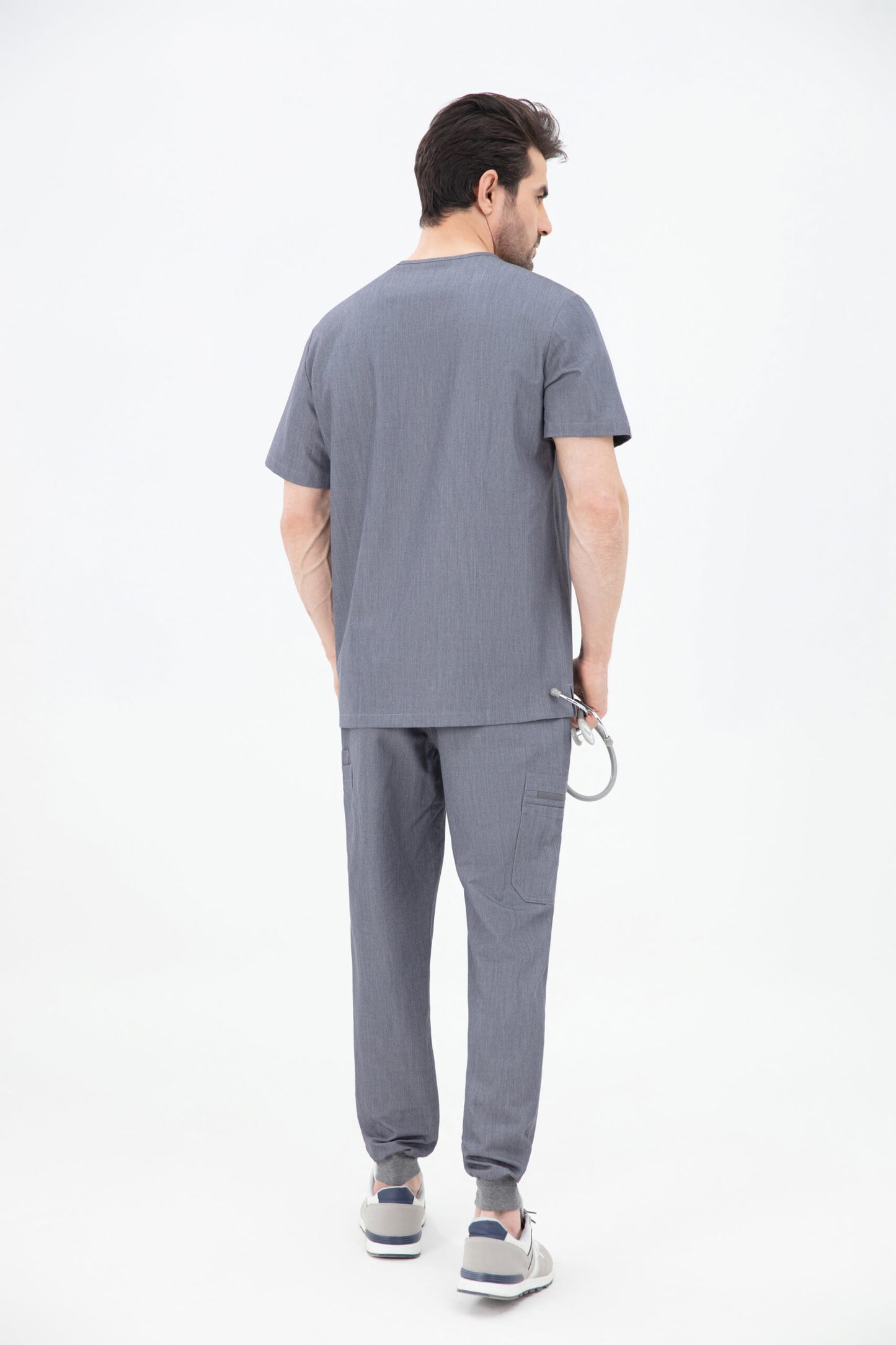 Aka V Neck One Pocket Scrub Mens