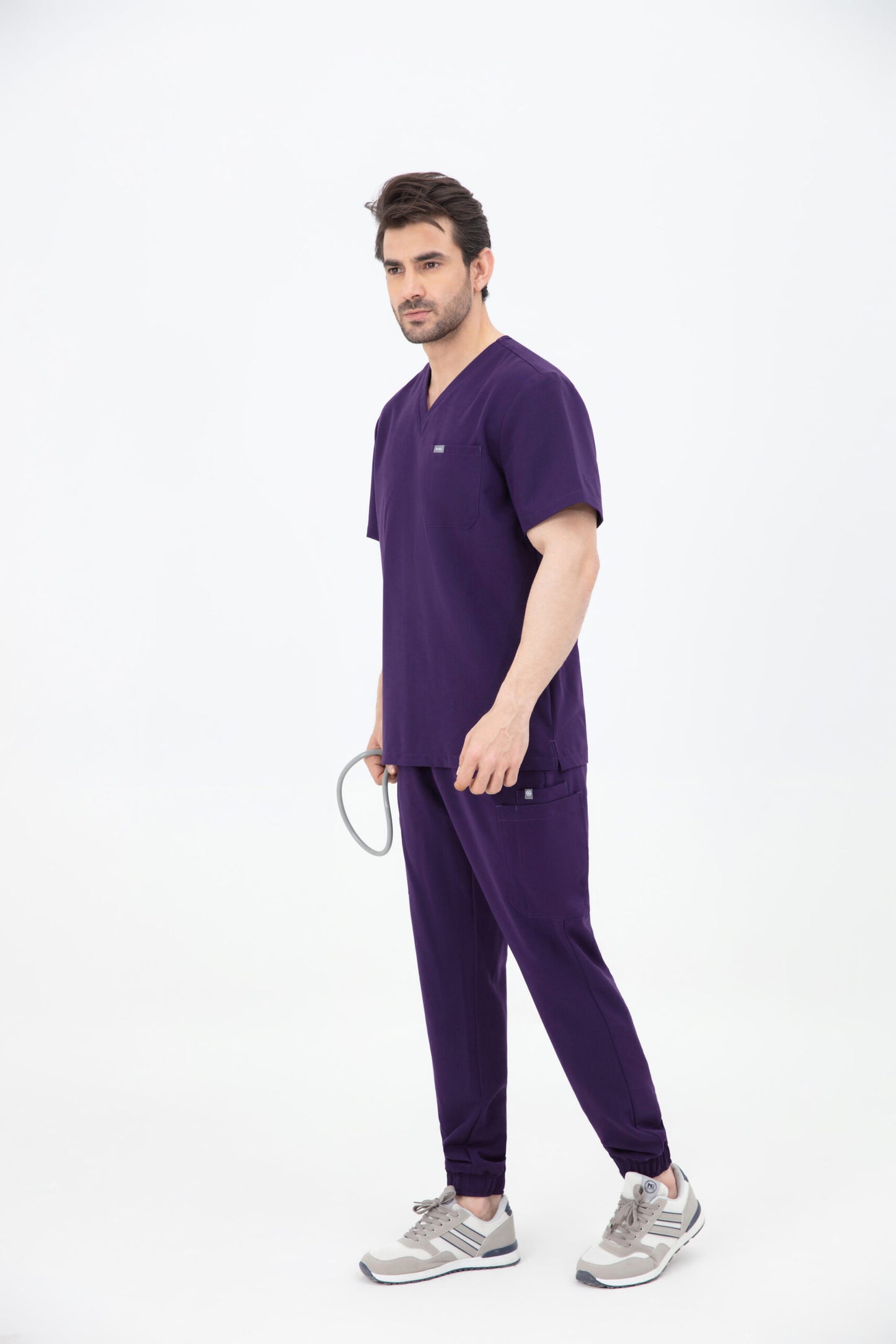 Aka V Neck One Pocket Scrub Mens