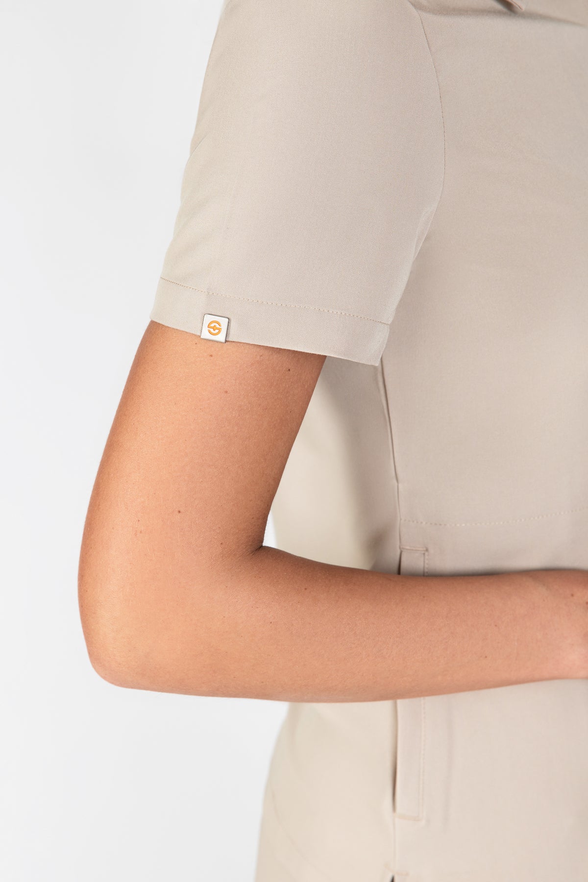 Kiro Side Pocket Zip Neck Top Womens