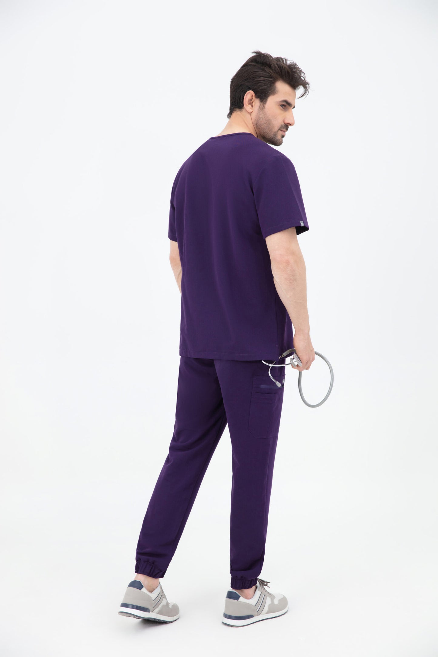 Aka V Neck One Pocket Scrub Mens