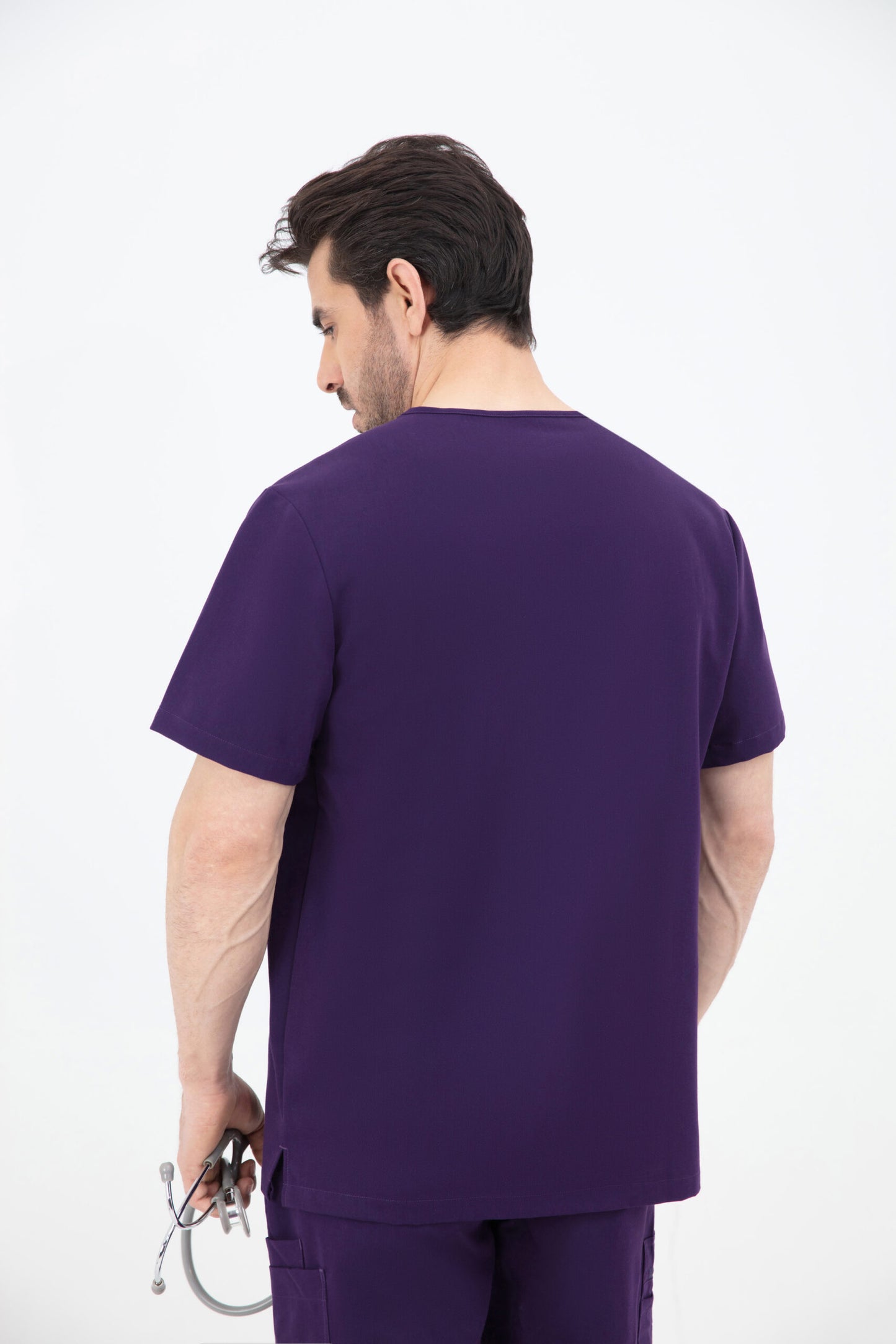Aka V Neck One Pocket Scrub Mens