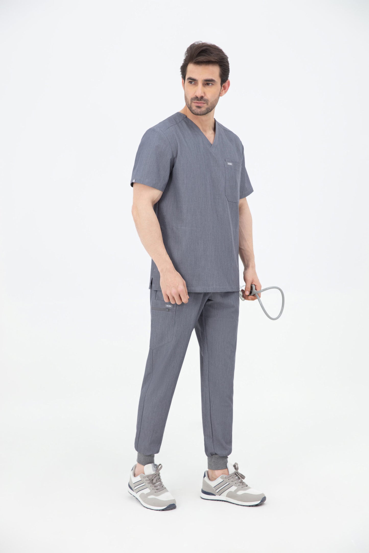 Kuro V Neck Four pockets Scrub With Invisible Side Pockets Mens