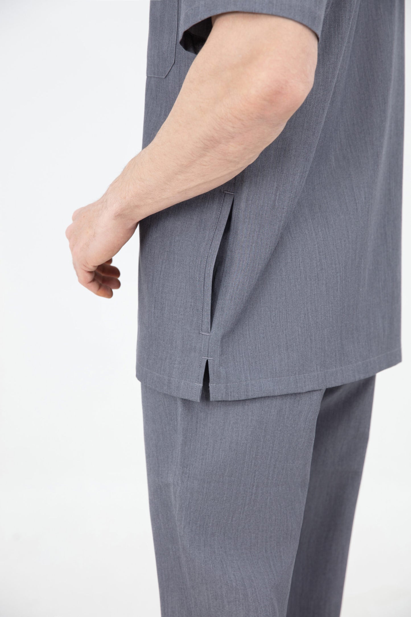 Kuro V Neck Four pockets Scrub With Invisible Side Pockets Mens