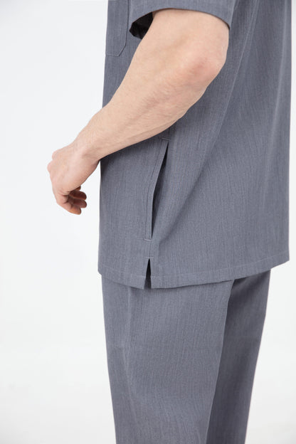 Kuro V Neck Four pockets Scrub With Invisible Side Pockets Mens
