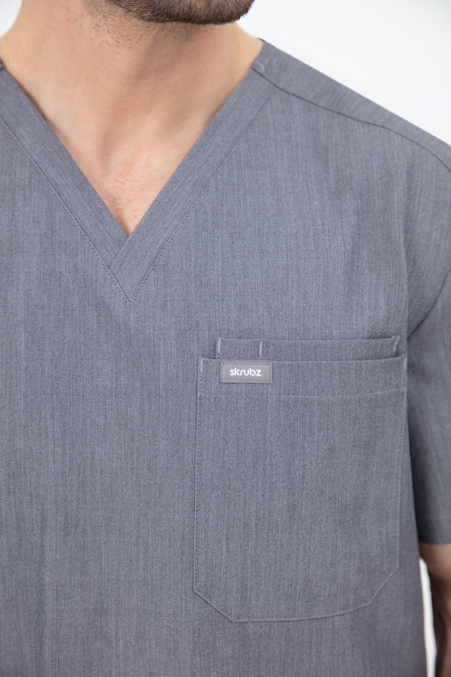 Kuro V Neck Four pockets Scrub With Invisible Side Pockets Mens