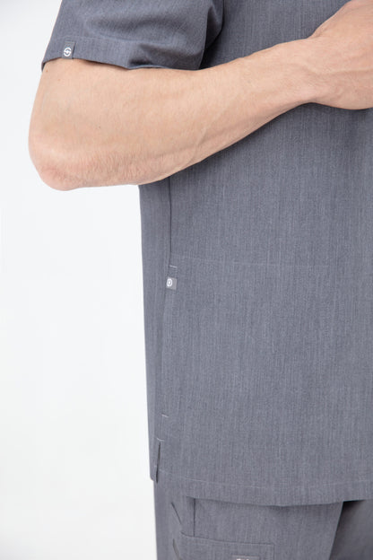Kuro V Neck Four pockets Scrub With Invisible Side Pockets Mens