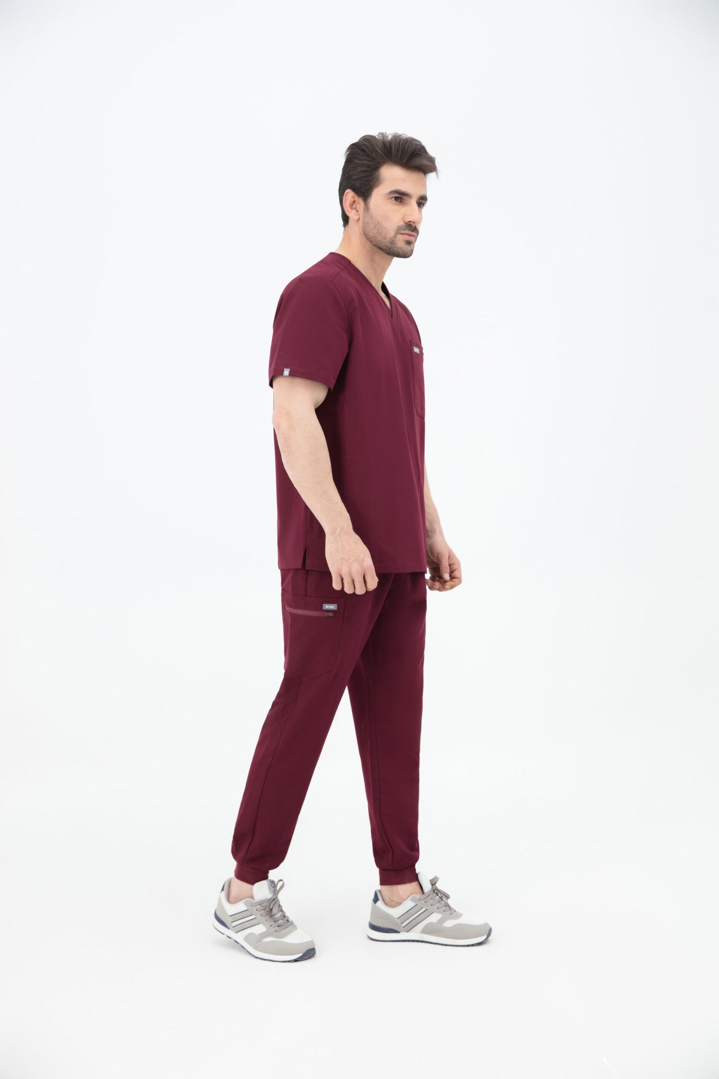 Kuro V Neck Four pockets Scrub With Invisible Side Pockets Mens