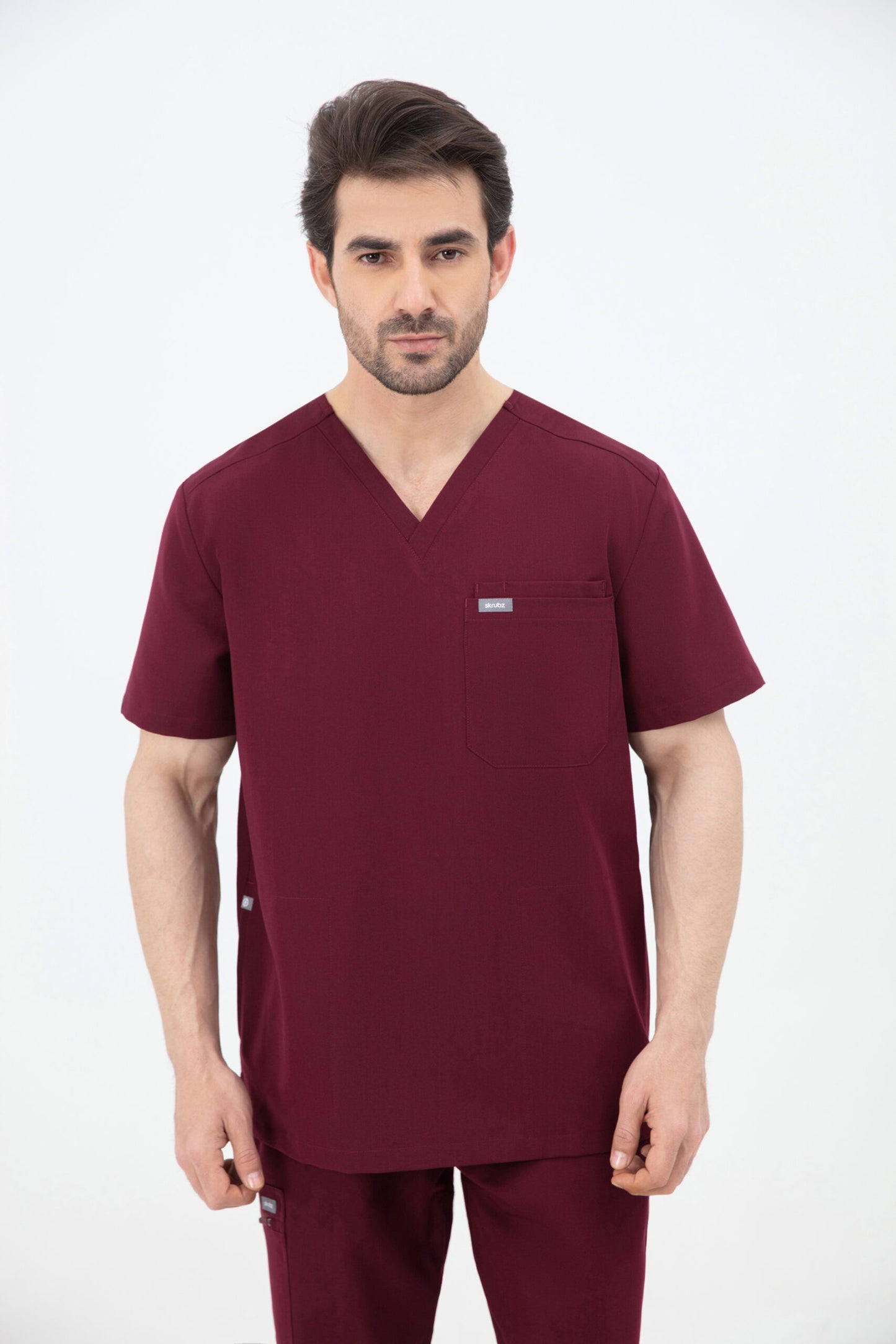 Kuro V Neck Four pockets Scrub With Invisible Side Pockets Mens