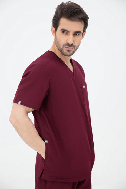 Kuro V Neck Four pockets Scrub With Invisible Side Pockets Mens