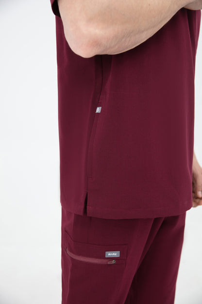 Kuro V Neck Four pockets Scrub With Invisible Side Pockets Mens