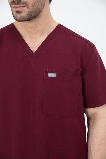 Kuro V Neck Four pockets Scrub With Invisible Side Pockets Mens