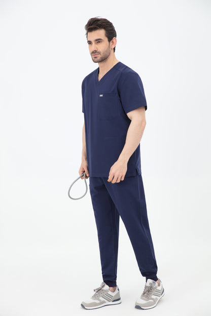 Kuro V Neck Four pockets Scrub With Invisible Side Pockets Mens