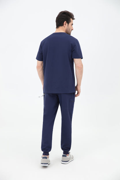Kuro V Neck Four pockets Scrub With Invisible Side Pockets Mens