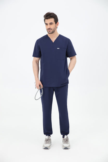 Kuro V Neck Four pockets Scrub With Invisible Side Pockets Mens