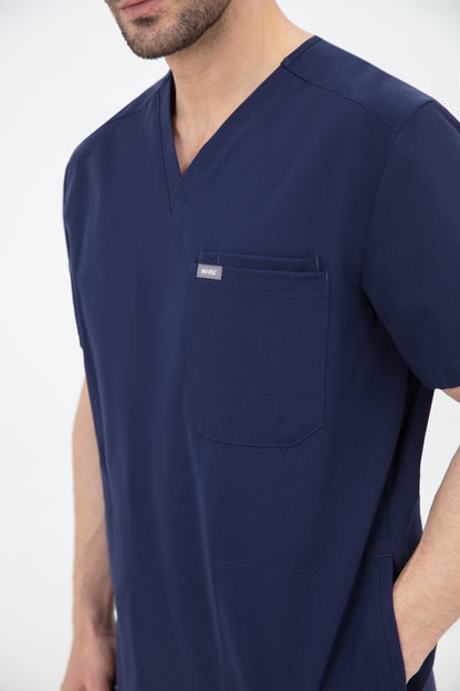 Kuro V Neck Four pockets Scrub With Invisible Side Pockets Mens