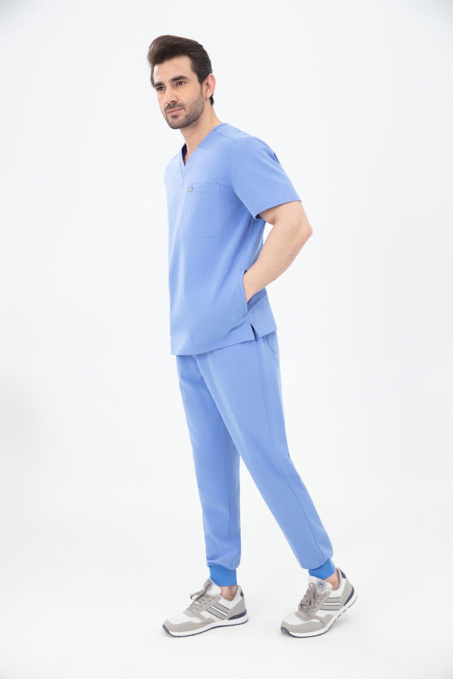 Kuro V Neck Four pockets Scrub With Invisible Side Pockets Mens