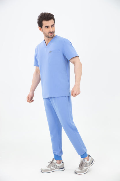 Kuro V Neck Four pockets Scrub With Invisible Side Pockets Mens