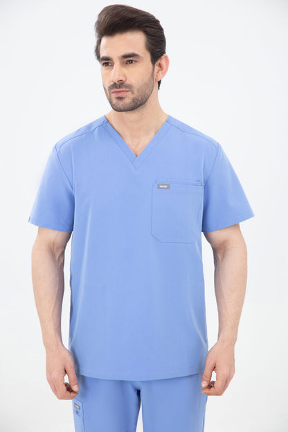 Kuro V Neck Four pockets Scrub With Invisible Side Pockets Mens