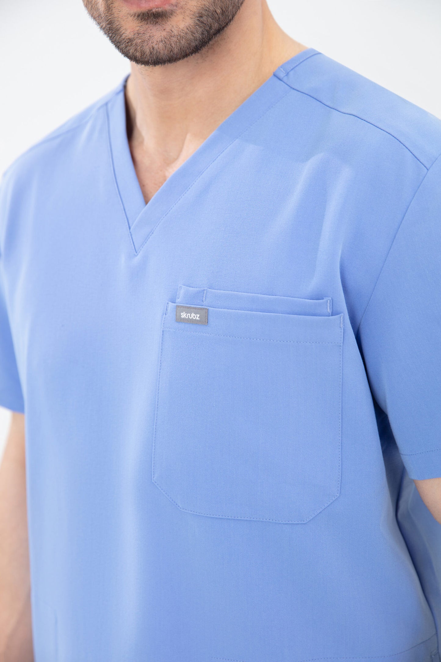 Kuro V Neck Four pockets Scrub With Invisible Side Pockets Mens