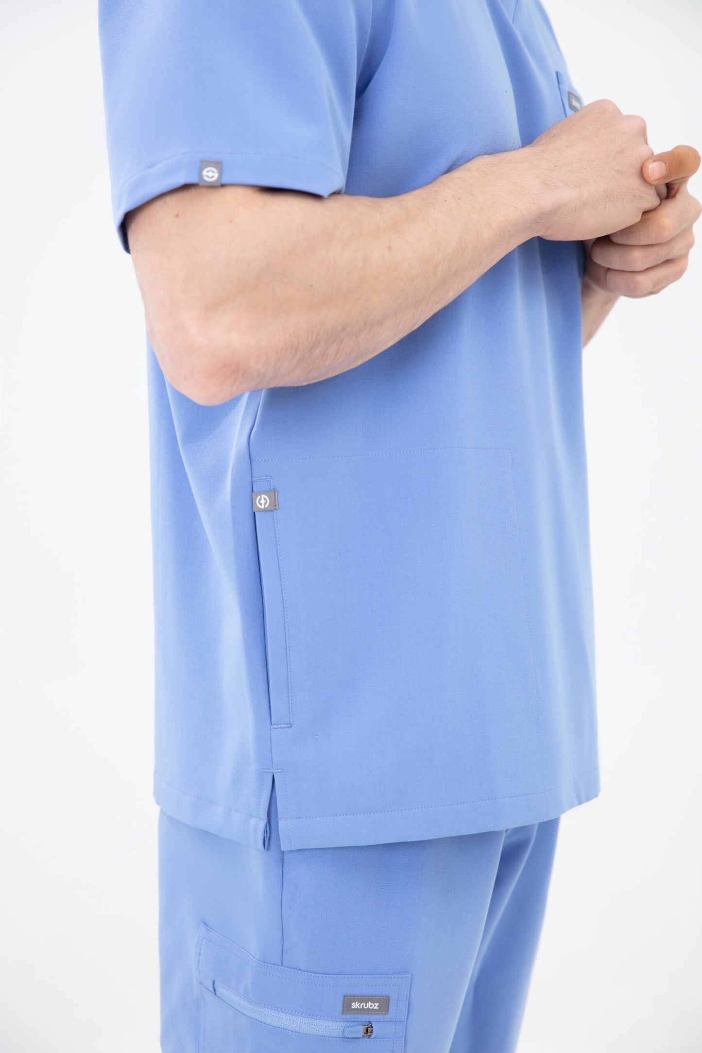 Kuro V Neck Four pockets Scrub With Invisible Side Pockets Mens