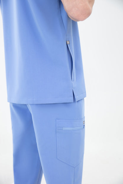 Kuro V Neck Four pockets Scrub With Invisible Side Pockets Mens