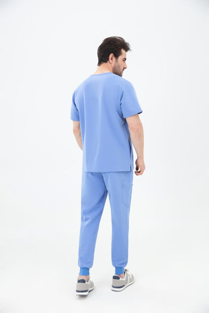 Kuro V Neck Four pockets Scrub With Invisible Side Pockets Mens
