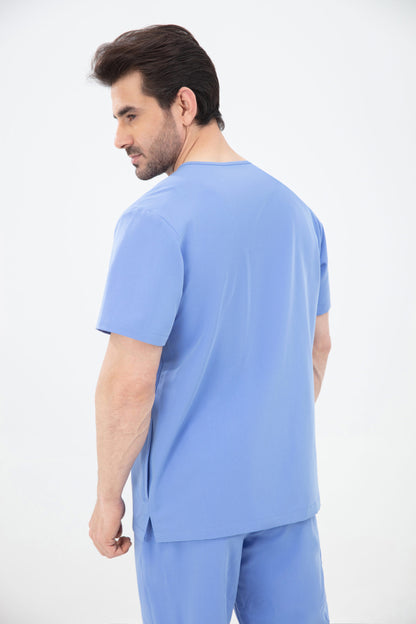 Kuro V Neck Four pockets Scrub With Invisible Side Pockets Mens